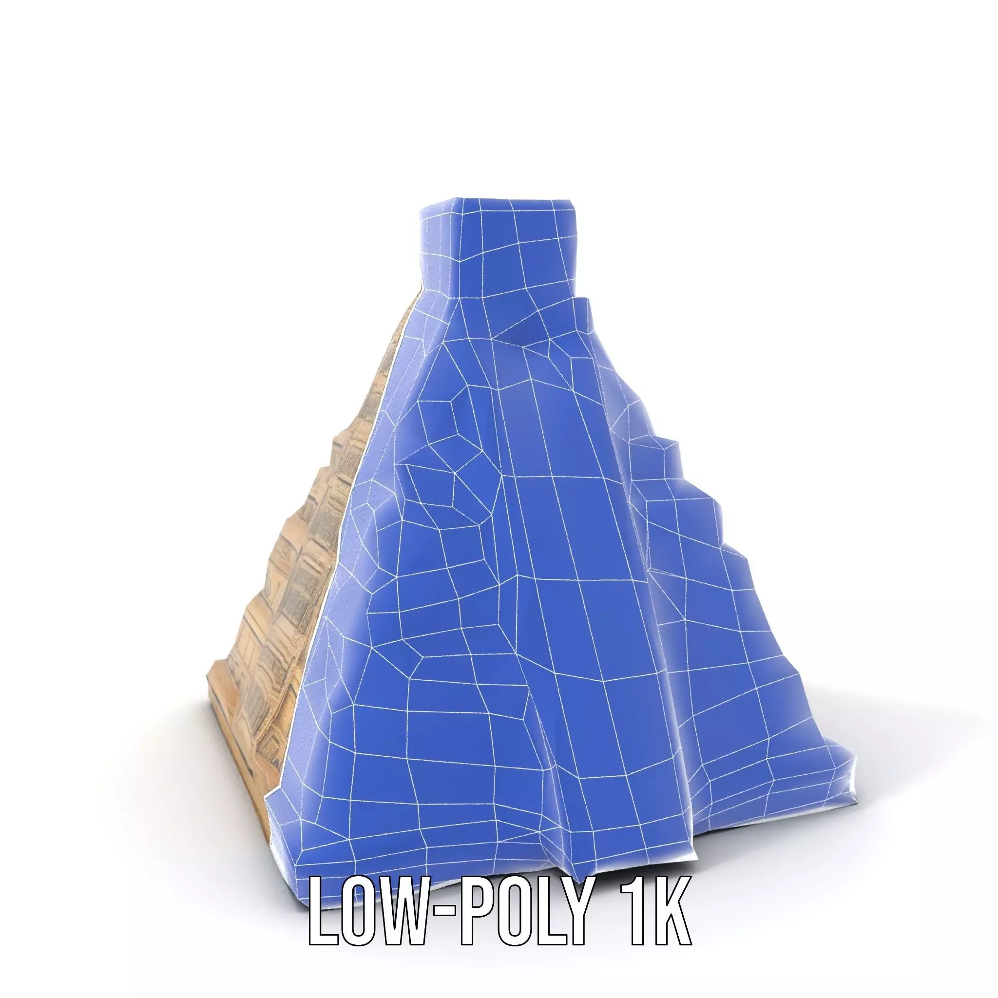 Ancient Stone Pyramid model pack Low-poly 3D model_27