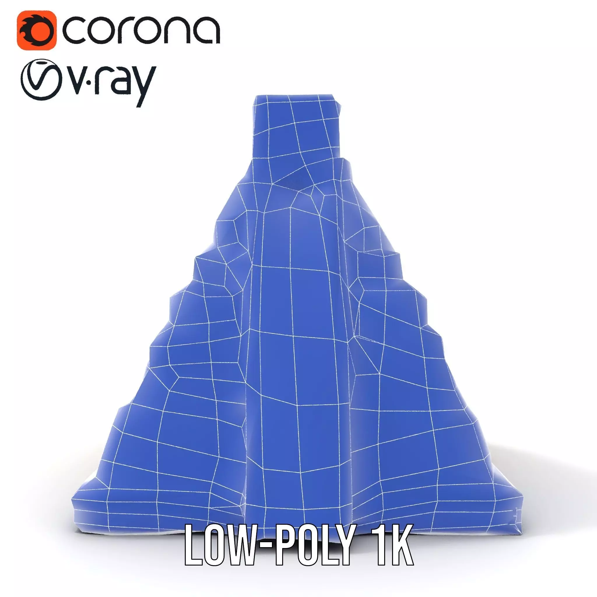 Ancient Stone Pyramid model pack Low-poly 3D model_30