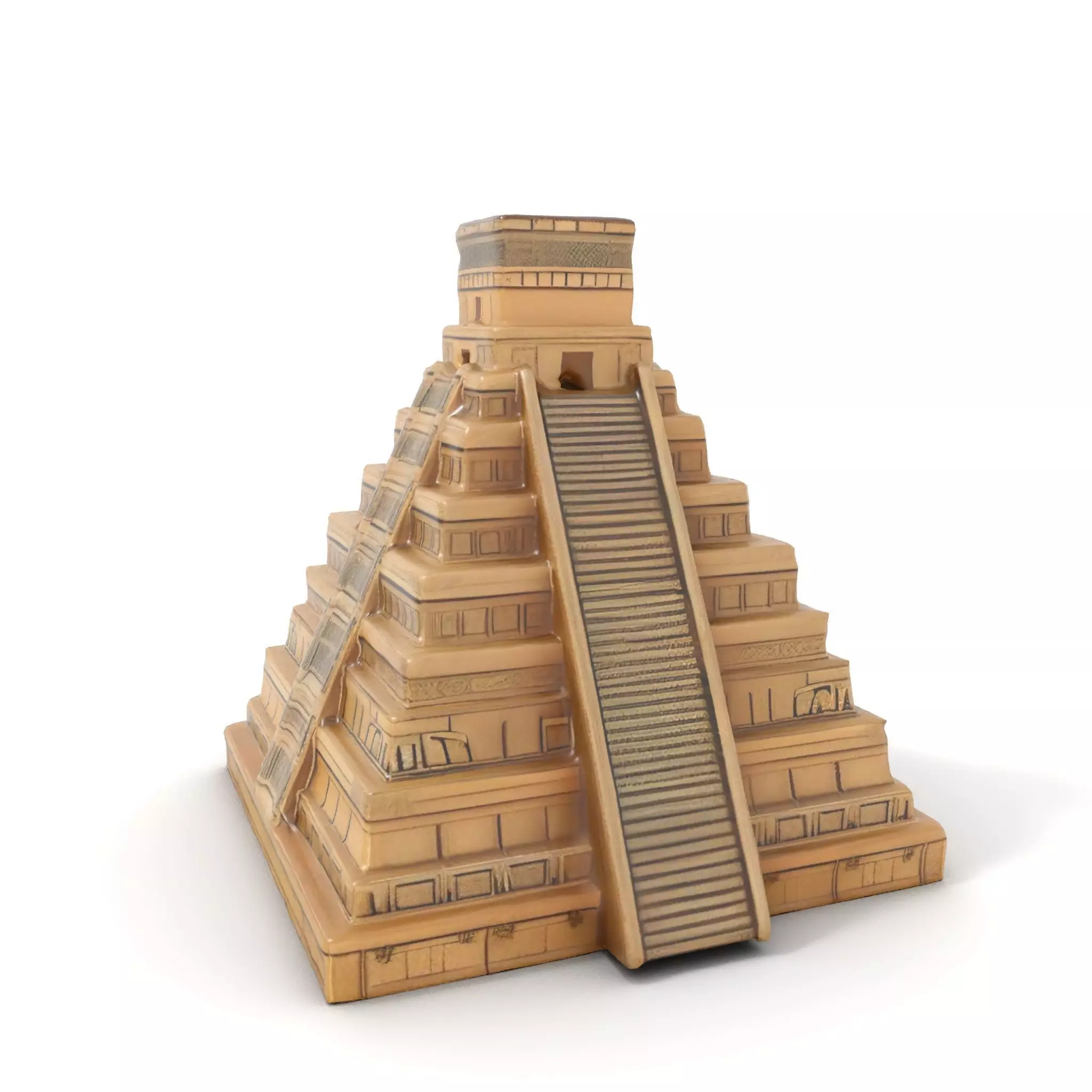 Ancient Stone Pyramid model pack Low-poly 3D model_6