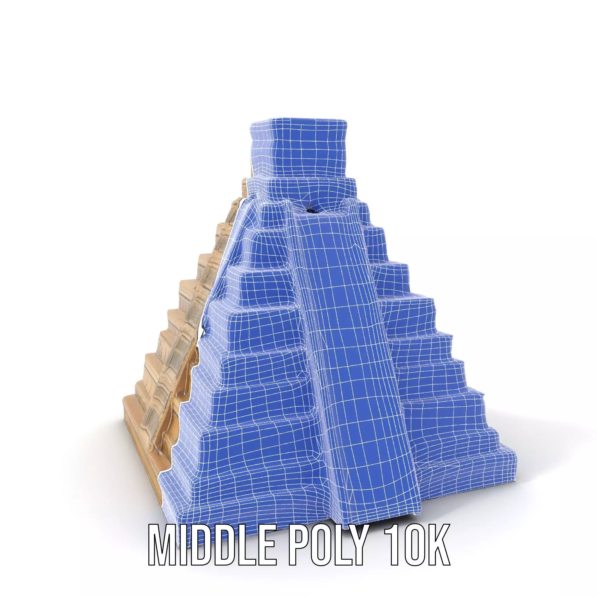 Ancient Stone Pyramid model pack Low-poly 3D model_29