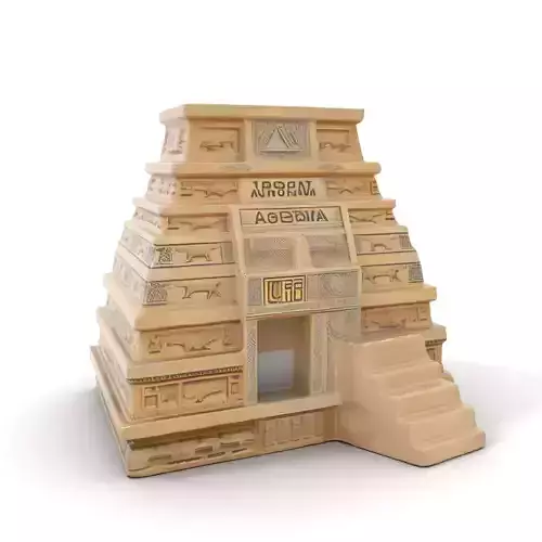 Mayan Pyramid Stone model pack