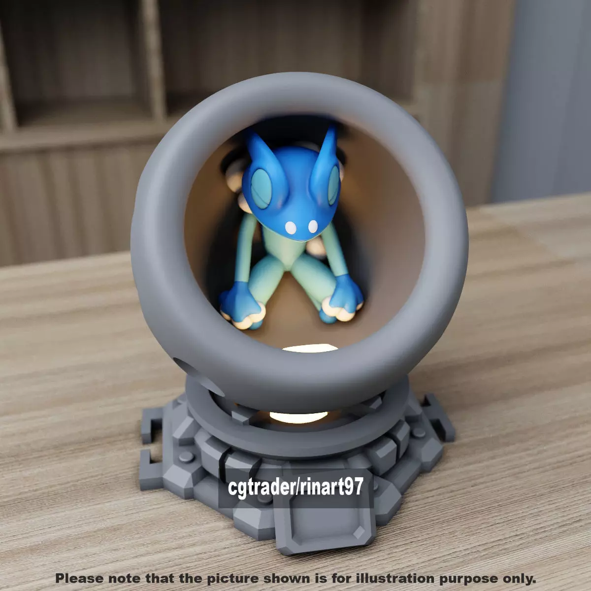 Frogadier healing machine pods 3D print model_5