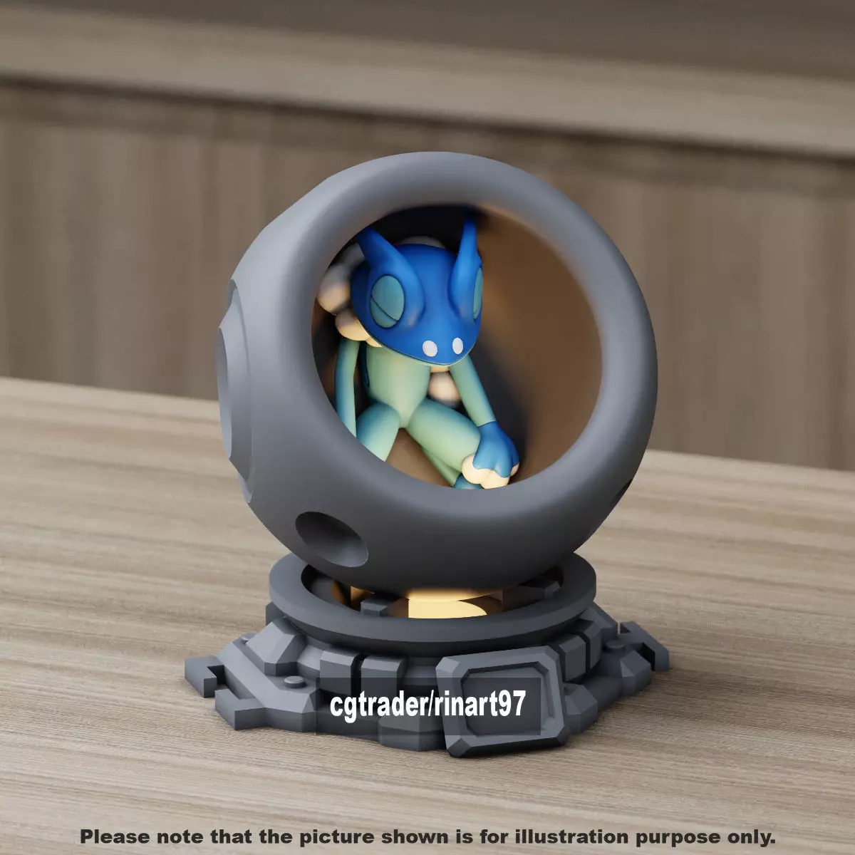 Frogadier healing machine pods 3D print model_10