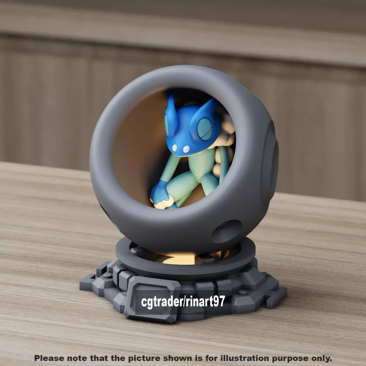 Frogadier healing machine pods 3D print model_13