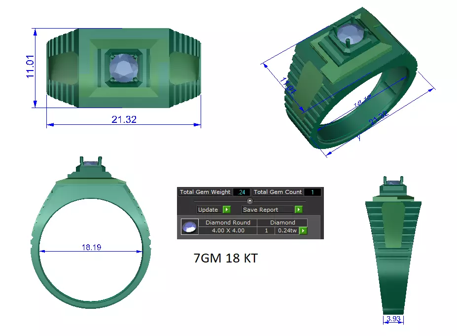 Mens Ring Render 3dm STL OBJ FBX Details 3D print model_1