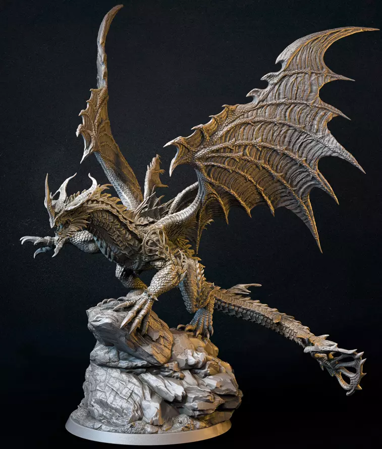 Adult Dragon 3D Print Model 3D print model_2