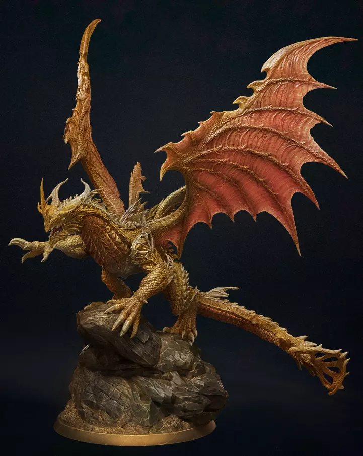 Adult Dragon 3D Print Model 3D print model_1