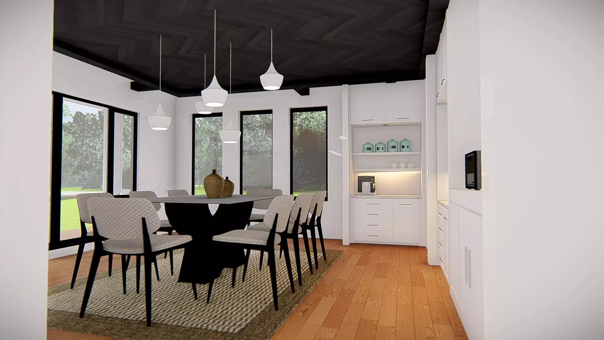 American Style House Exterior 3D Model Classic Residential Home 3D model_17