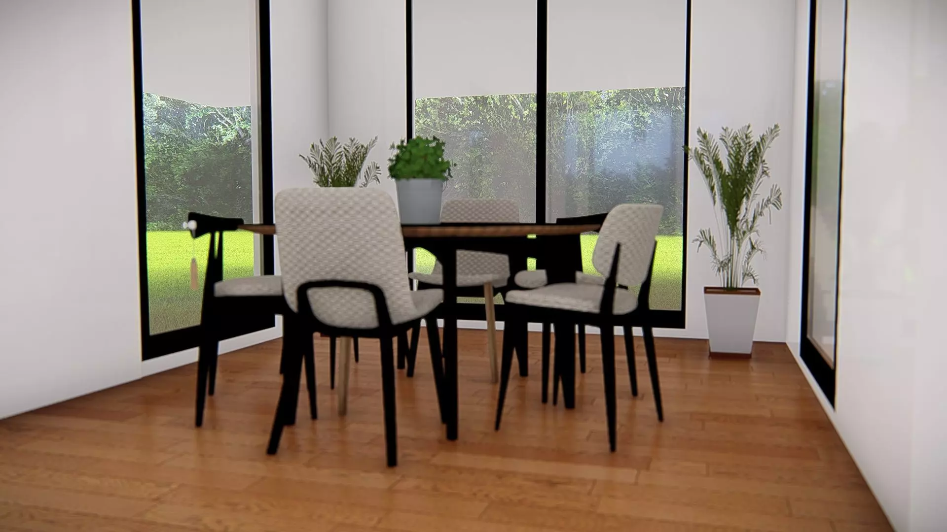 American Style House Exterior 3D Model Classic Residential Home 3D model_28