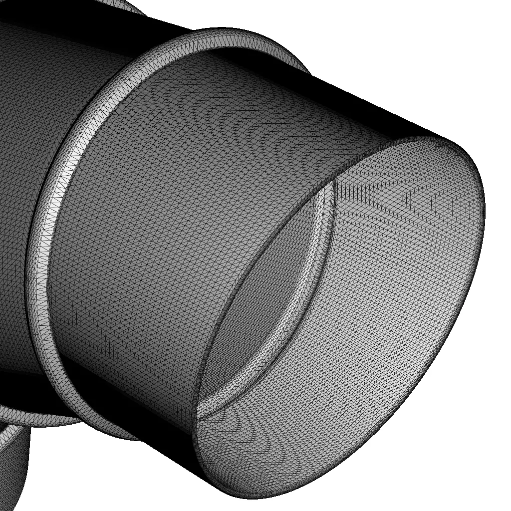 Rusty HVAC Elbow Air Duct 3D model_5