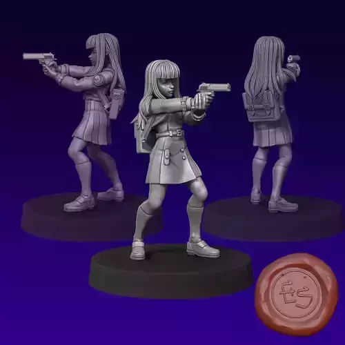 Takina Inoue - Lycoris Recoil - 32mm Miniature