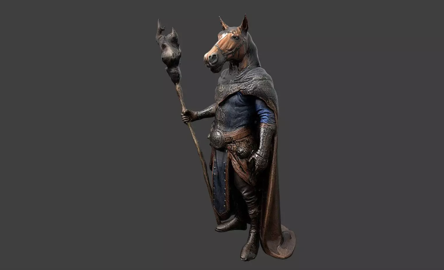 Animal Warrior Pack 4 Low-poly 3D model_10