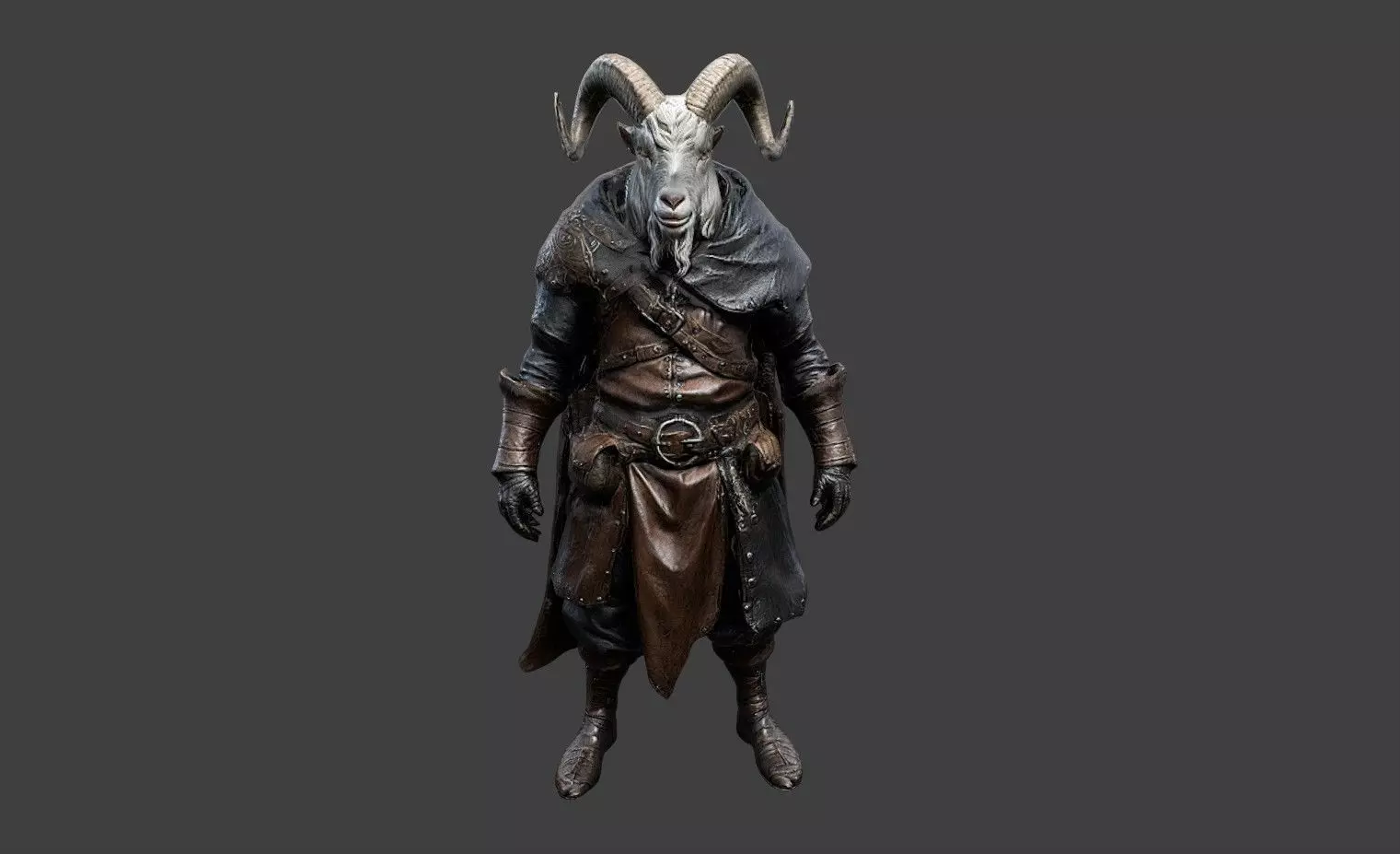 Animal Warrior Pack 4 Low-poly 3D model_7