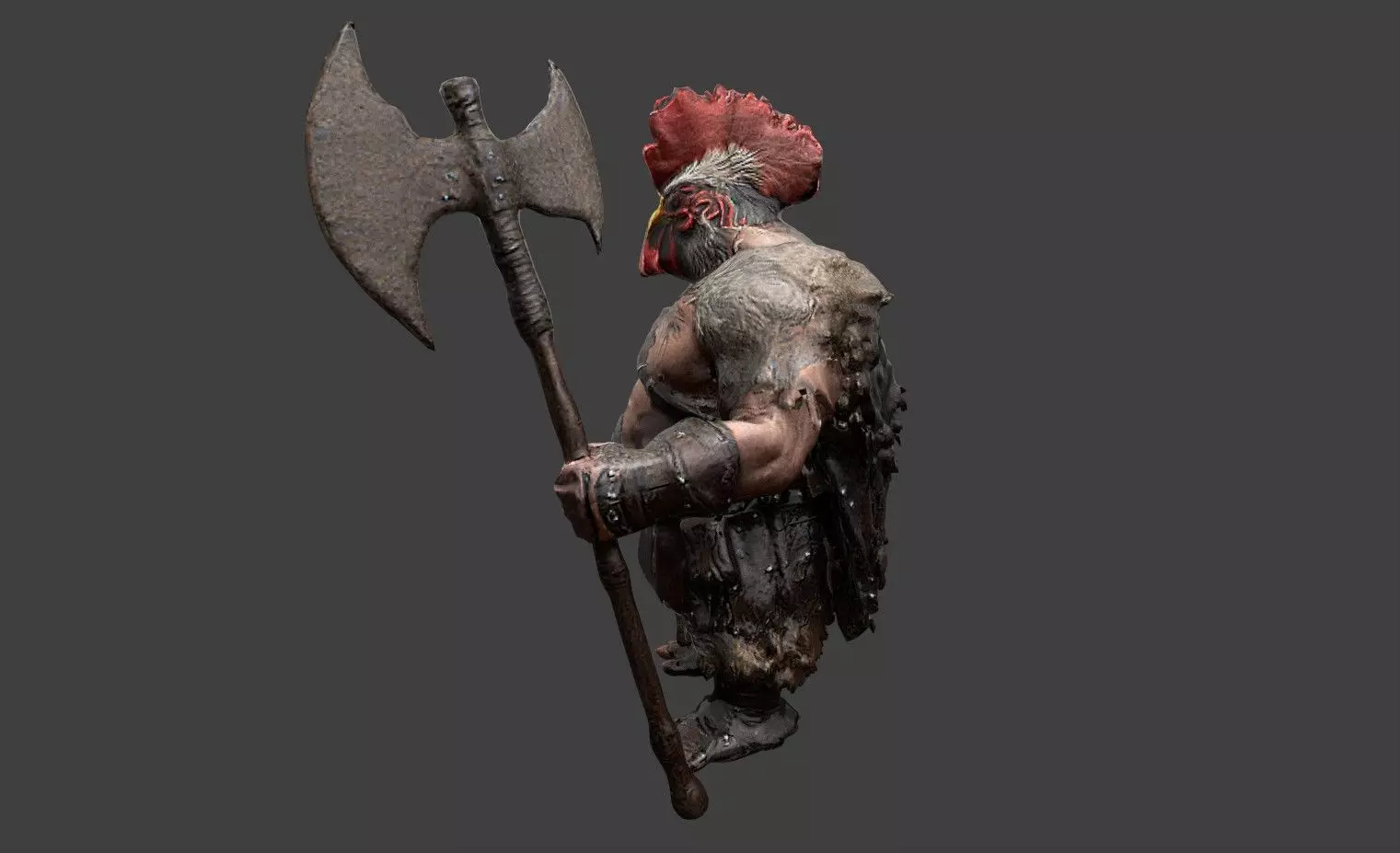 Animal Warrior Pack 4 Low-poly 3D model_16