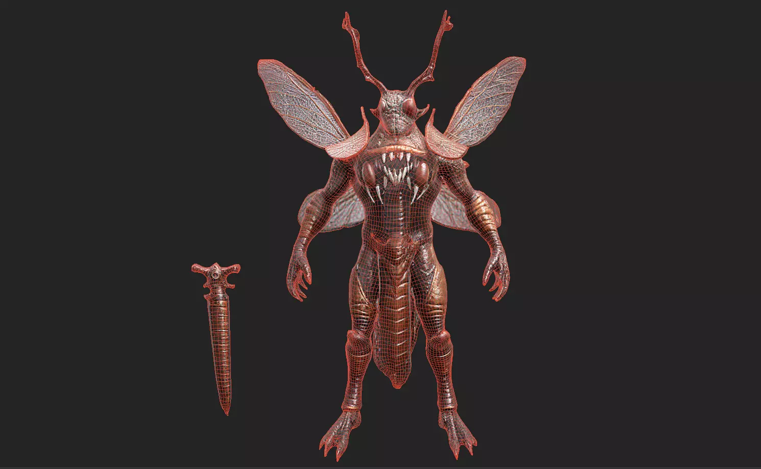 Animal Warrior Pack 4 Low-poly 3D model_40