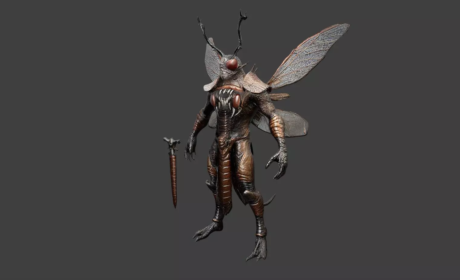 Animal Warrior Pack 4 Low-poly 3D model_12