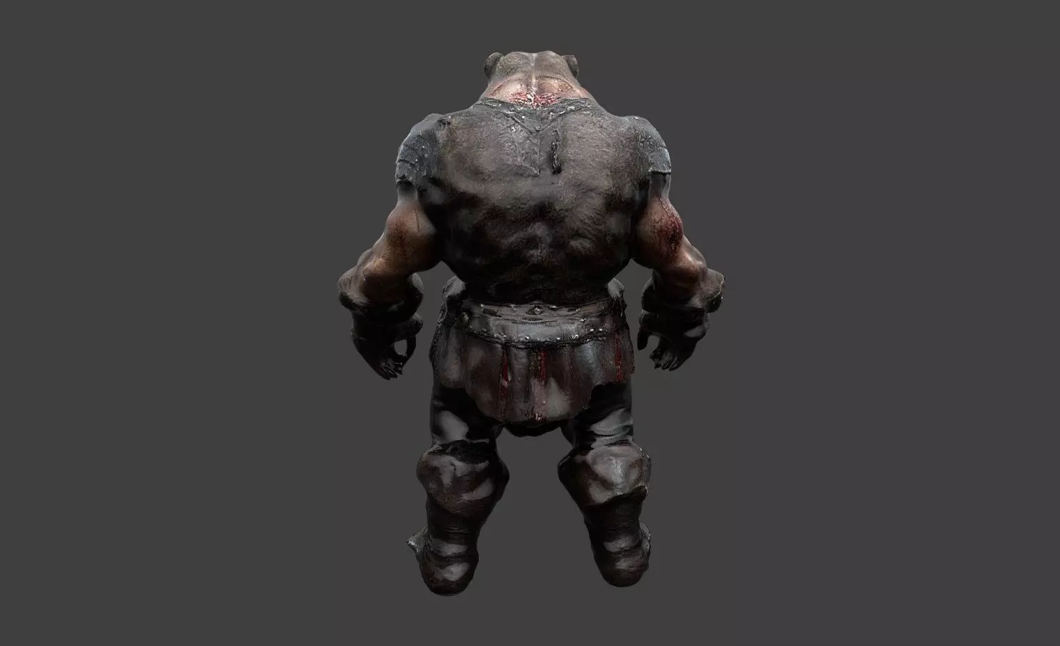 Animal Warrior Pack 4 Low-poly 3D model_25