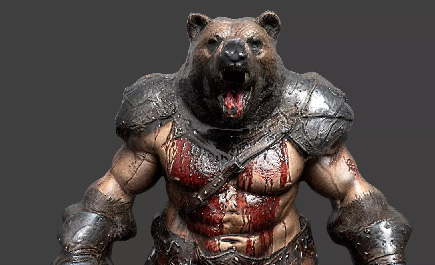 Animal Warrior Pack 4 Low-poly 3D model_32