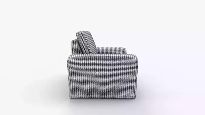 Leo Accent Chair 3D model 2
