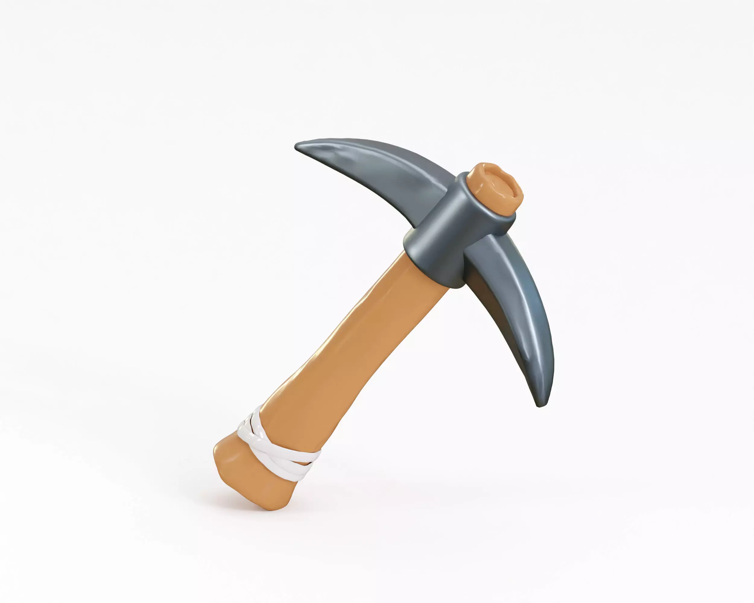 Game Ready Pickaxe Low-poly 3D model_0