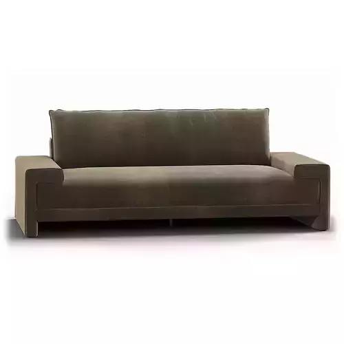 Camden Sofa 81 Inch Moss Green Velvet