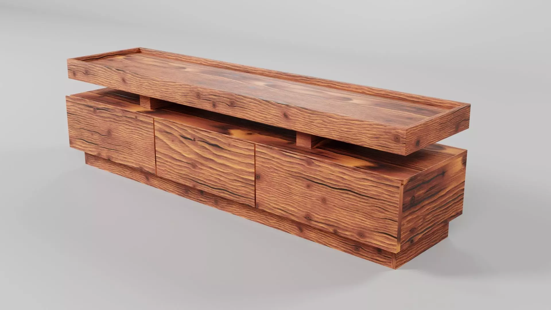 TV Rack CG72 3D model_3