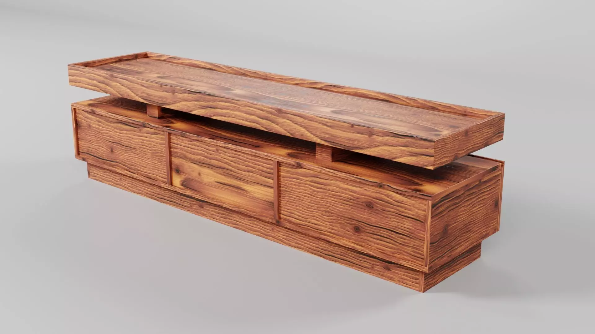 TV Rack CG72 3D model_4