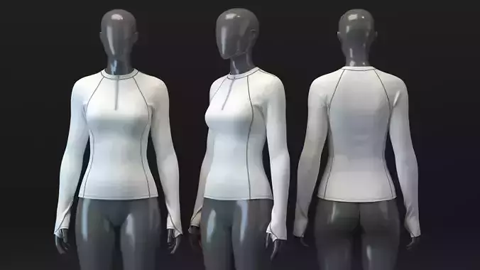 LS Half-Zip Rashguard