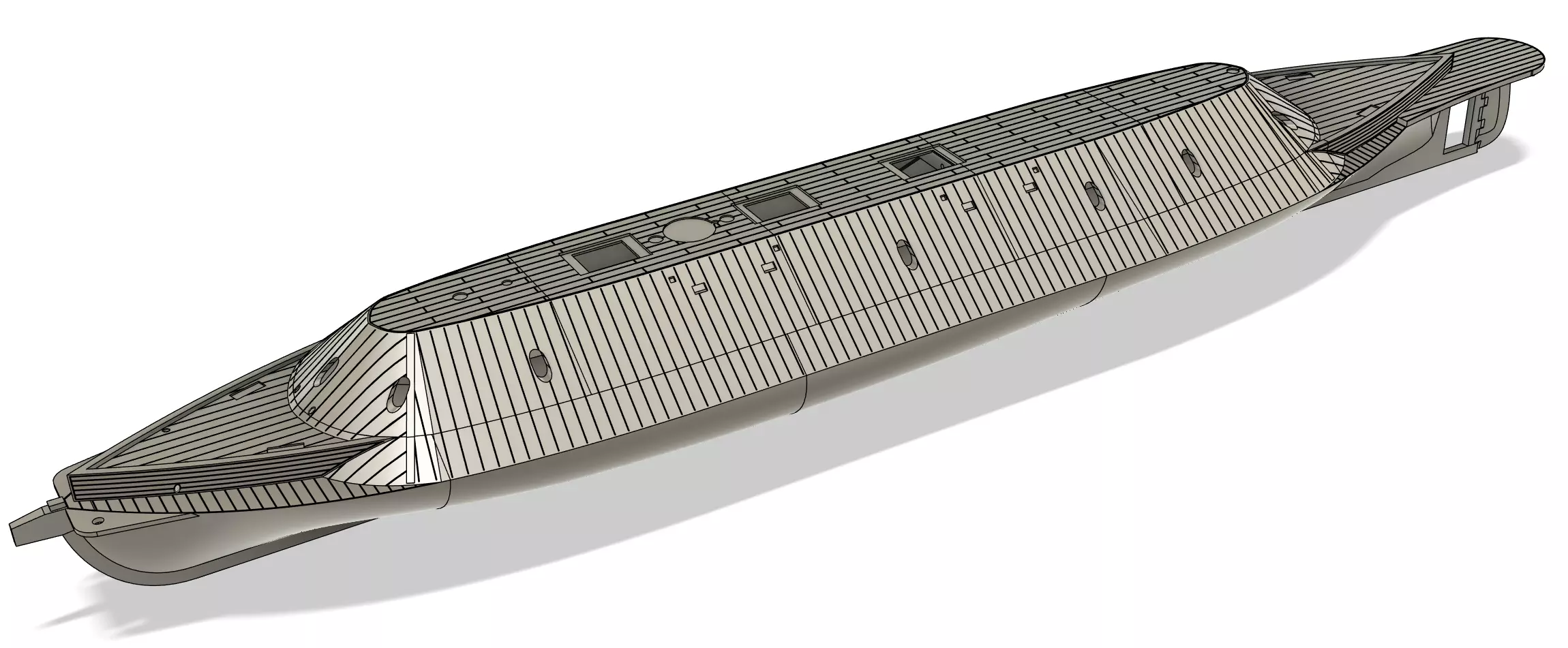 CSS Virginia RC Model 1-72 3D print model_14