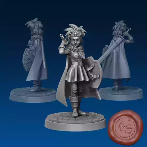 Heroine - Dragon Quest III - 32mm Miniature