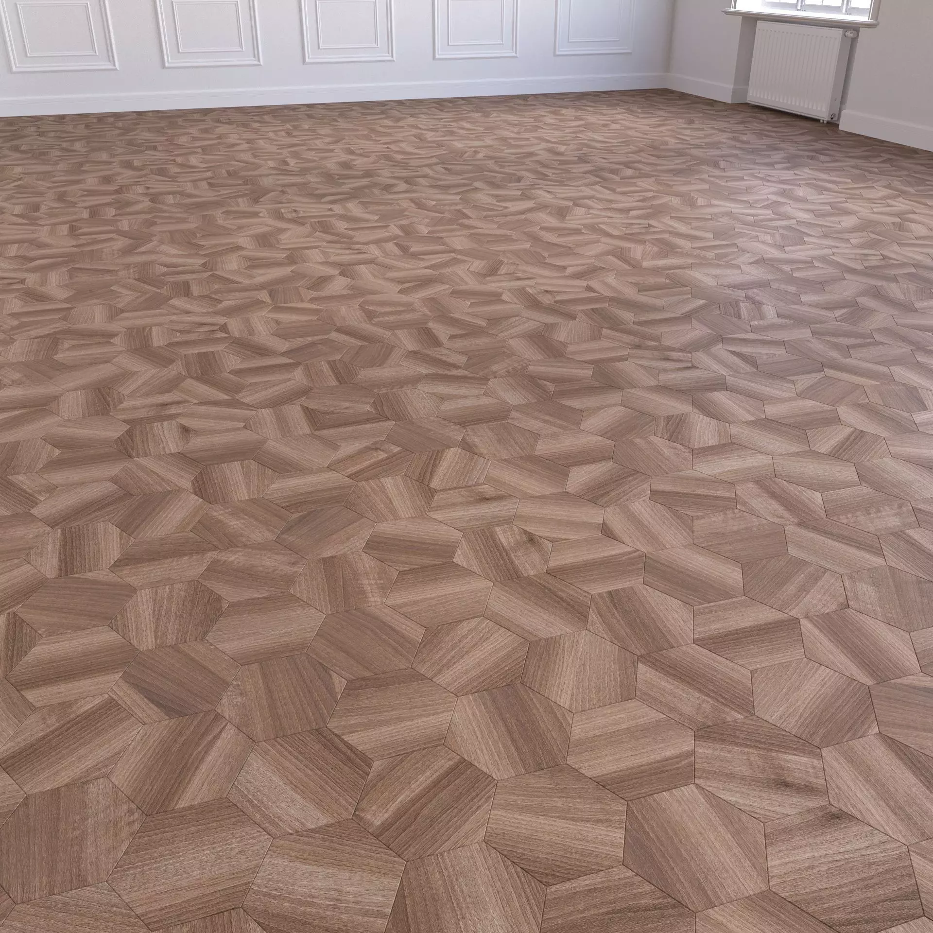 Parquet - Laminate - Wooden floor 4 in 1 3D model_19