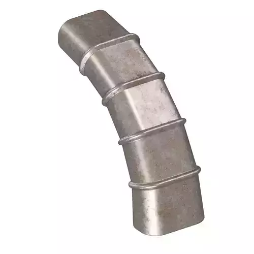 Rusty HVAC Oval Elbow Air Duct