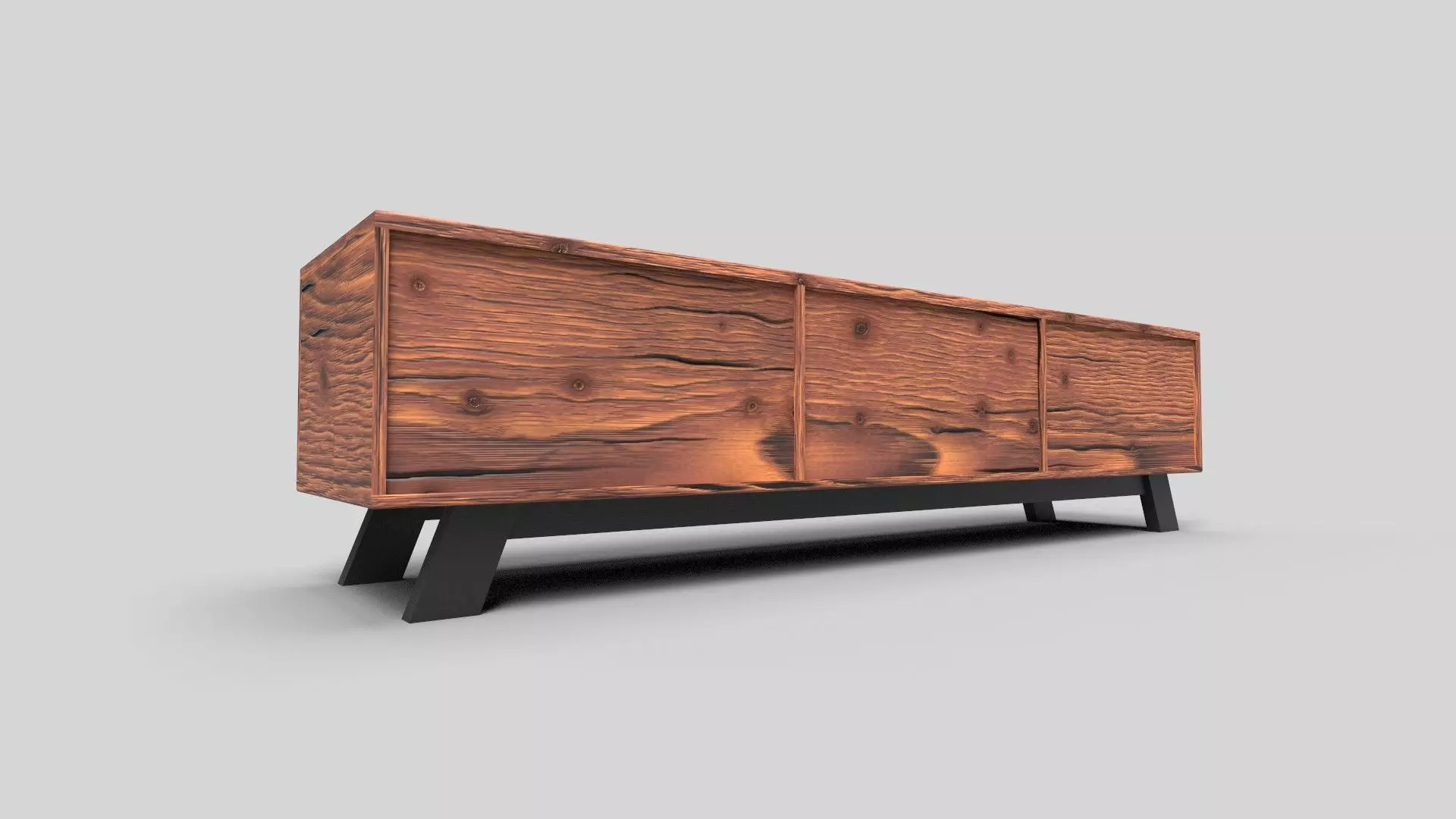 TV Rack CG75 3D model_2