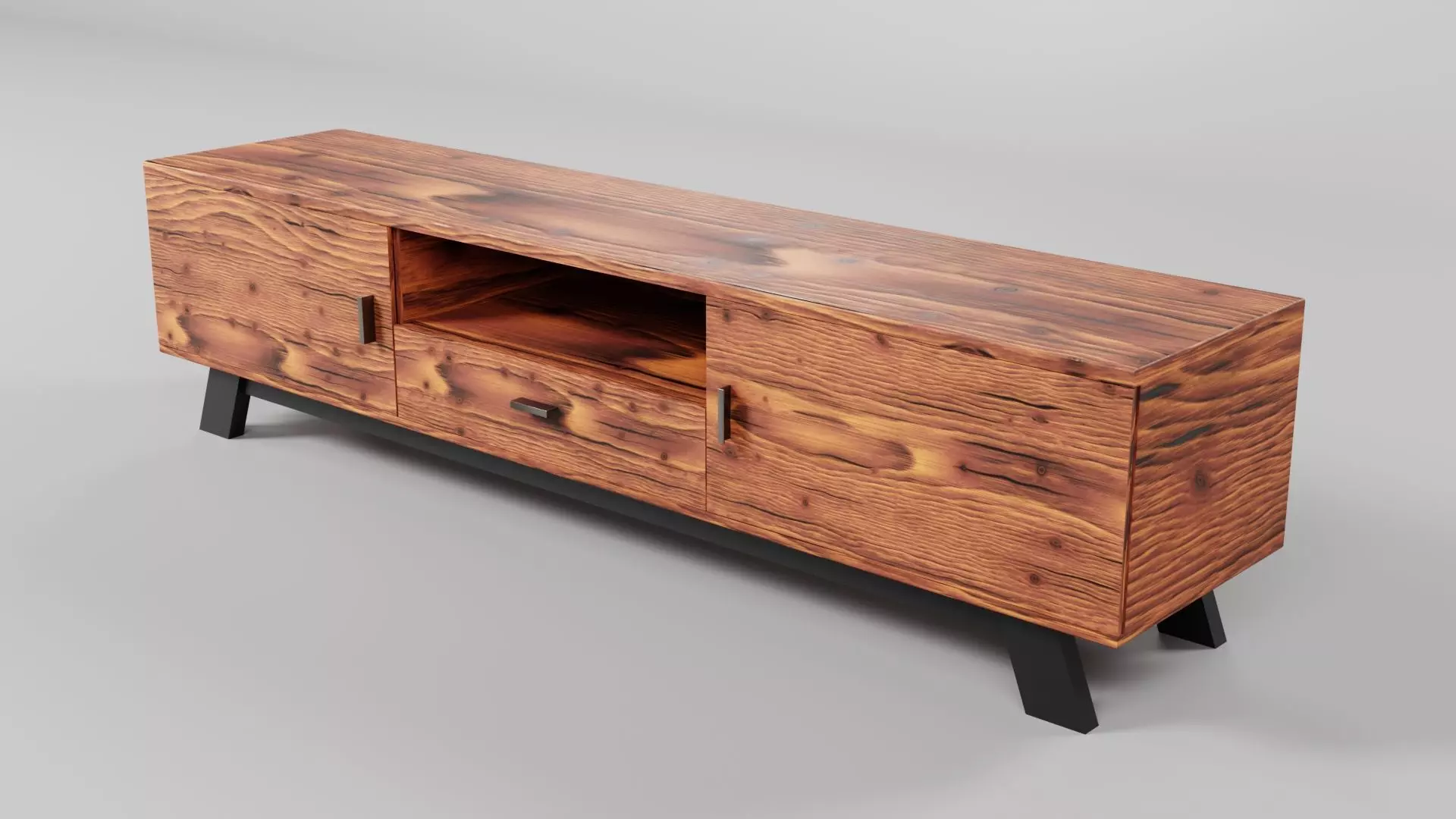 TV Rack CG75 3D model_3