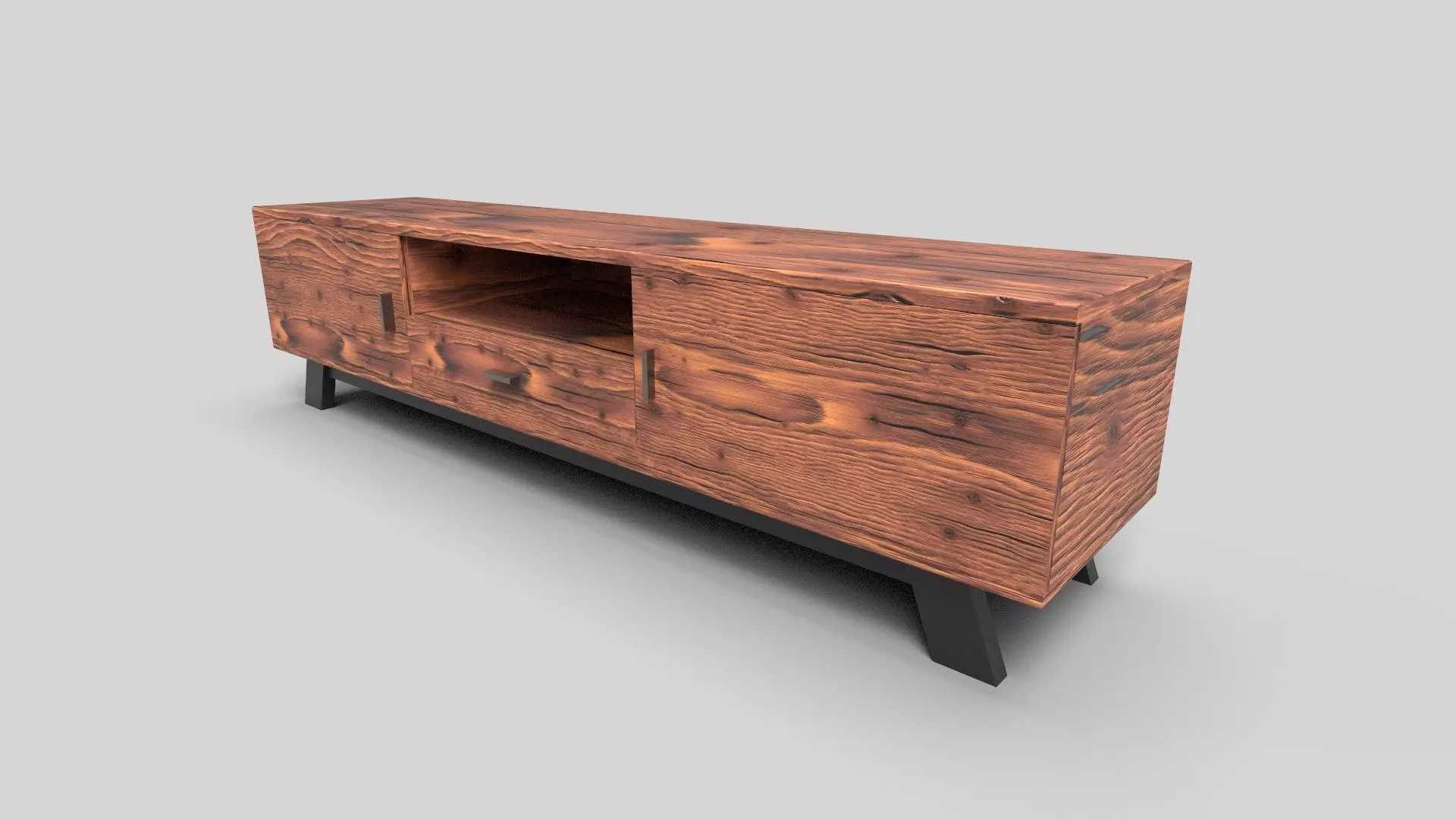 TV Rack CG75 3D model_1