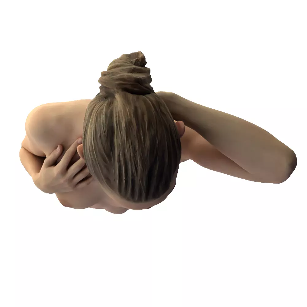 Female Figure Standing Pose 3D model_10
