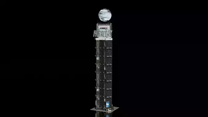 Cyberpunk building 12