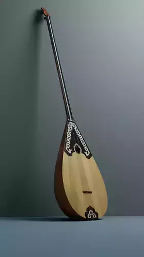 The Kazakh musical instrument - Dombyra