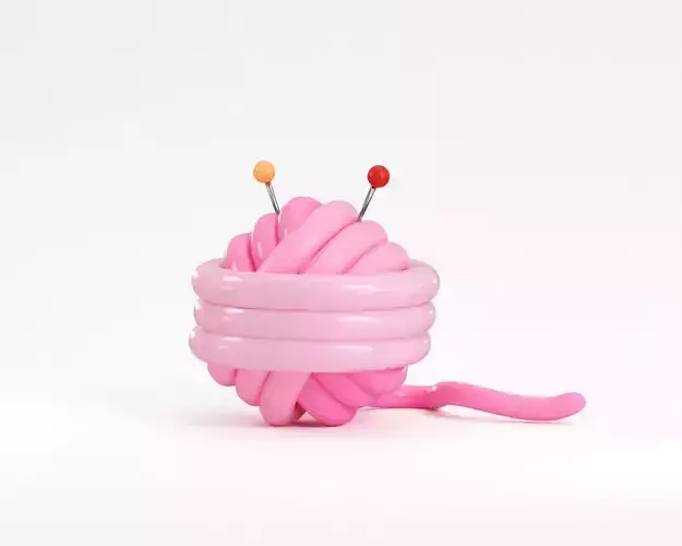 Cartoon Ball of thread 