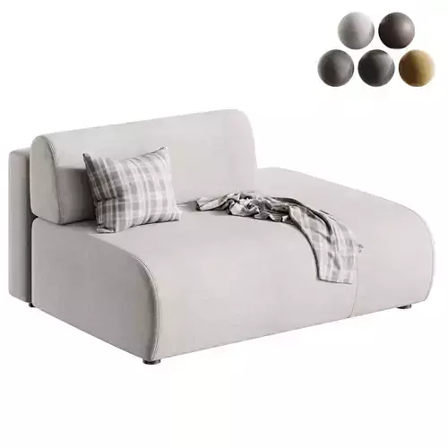 Straight sofa Mail 1NRP
