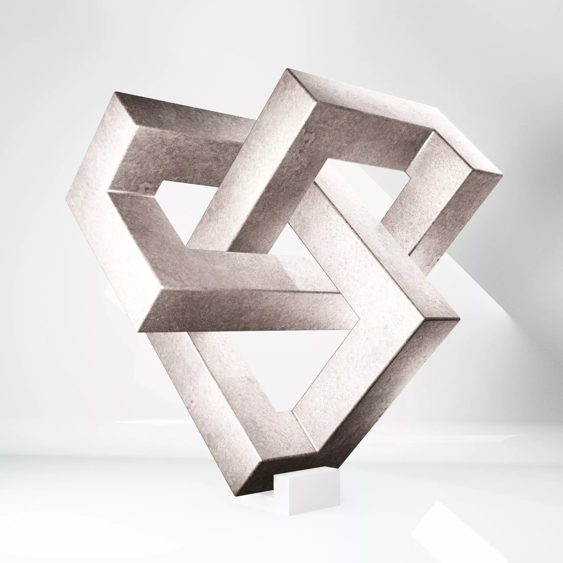 Endless Cube Low-poly 3D model_5