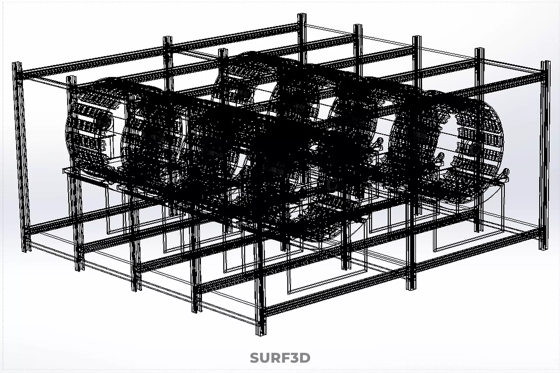 INDOOR ARRAY ROW SHELF RACK TRAY ROTARY HYDROPONIC PLANT FARM UP 3D model_32