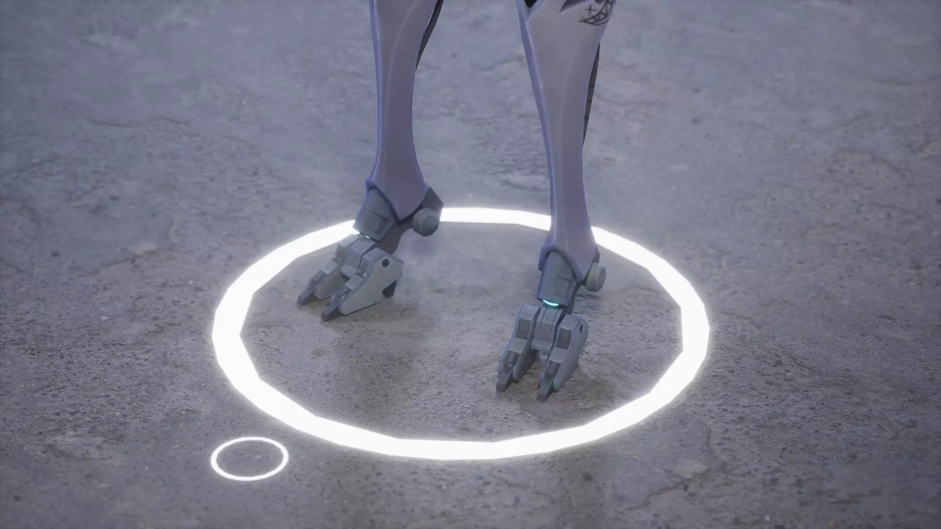 CYBER MECHA RABBIT Low-poly 3D model_12