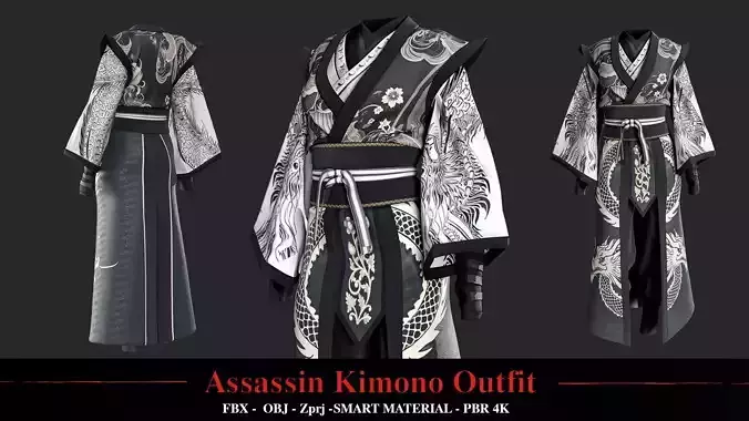Assassin Kimono Outfit