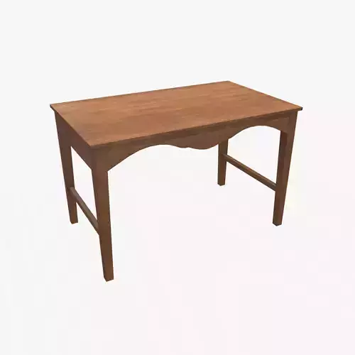 Simple Old wooden Table Low-poly PBR