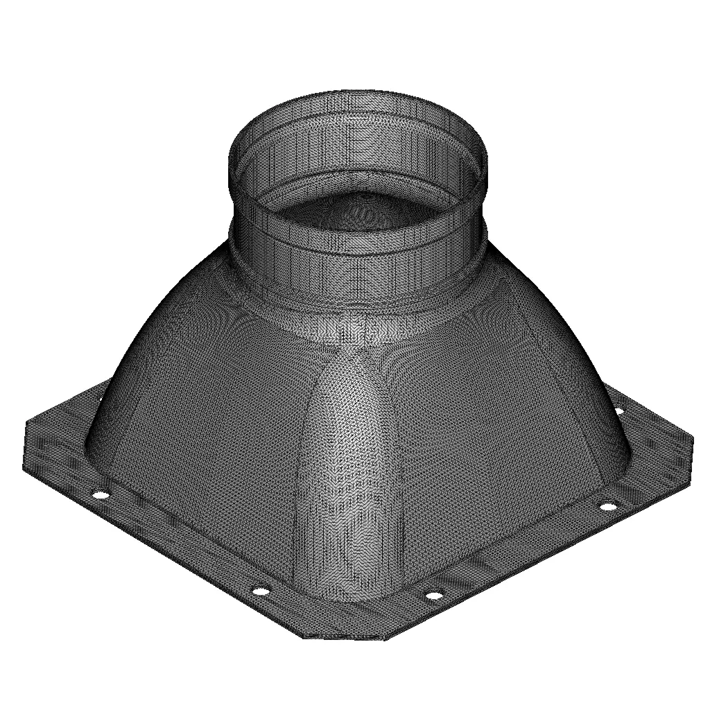 Rusty Industrial Air Duct 3D model_4