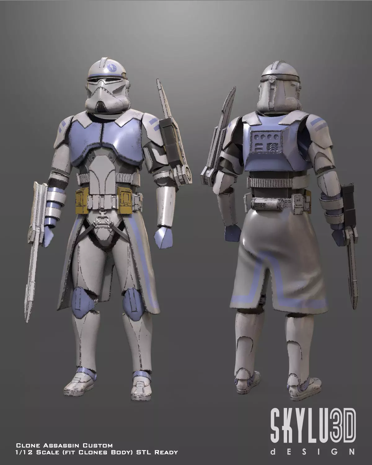 Clone Assassin One12 scale custom STL  3D print model_0