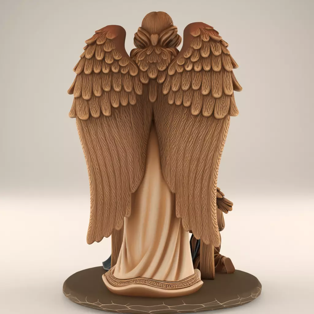 Nativity Scene separated STL for 3D Print 3D print model_2