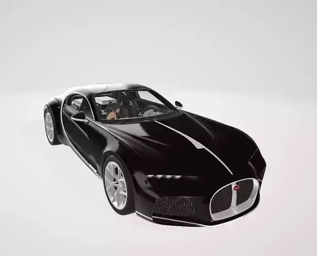 Bugatti and the girl