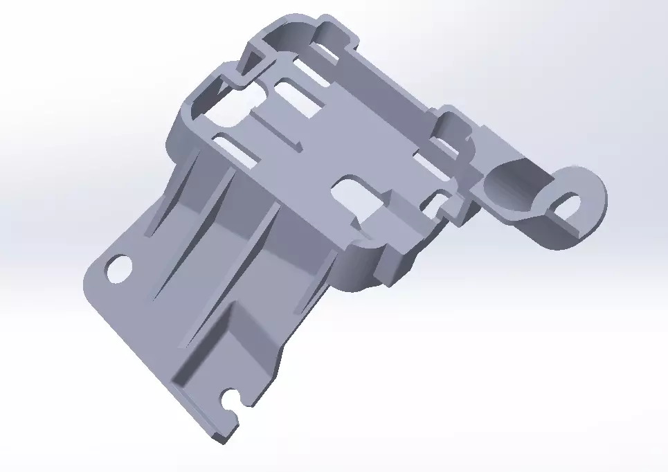 Mount Bracket  Lexus Toyota   BRACKET BLIND SPOT MONITOR 3D print model_3